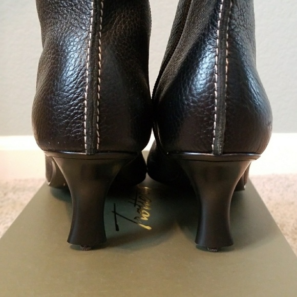 Alibi Shoes Genuine Leather Women Ankle Boots Size 65m Poshmark